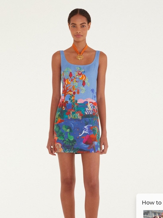 FARM Rio Dresses & Skirts - Farm Rio dream landscape mini dress